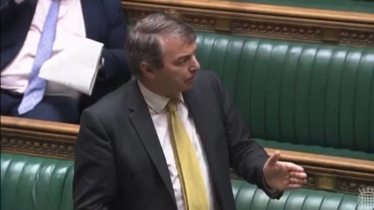 Gareth Johnson in Parliament asking about the ULEZ scheme